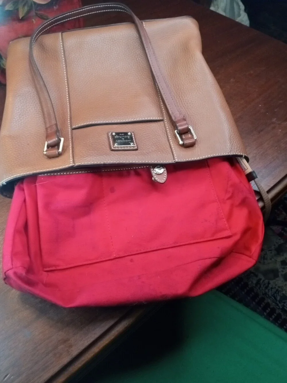 DOONEY & BOURKE Pebble Grain Small Lexington Shopper Bag in Brown (B2)